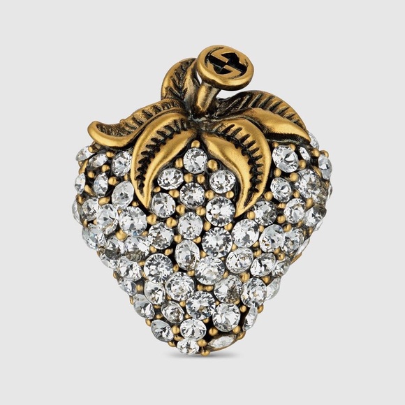 Gucci strawberry ring